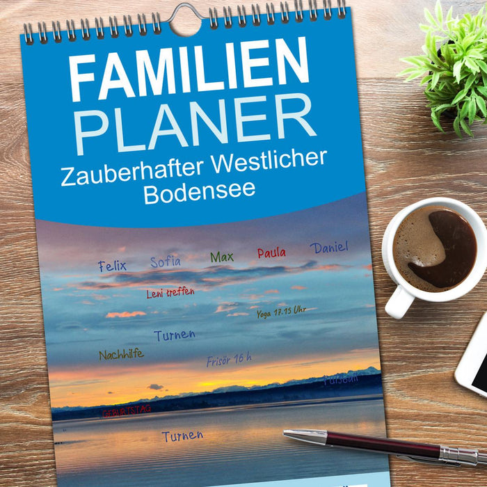 Zauberhafter Westlicher Bodensee (CALVENDO Familienplaner 2026)