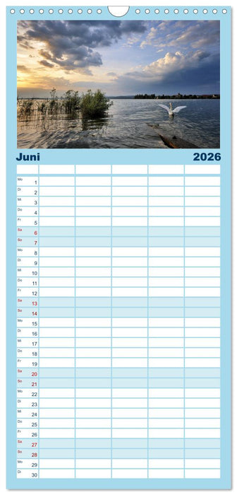 Zauberhafter Westlicher Bodensee (CALVENDO Familienplaner 2026)