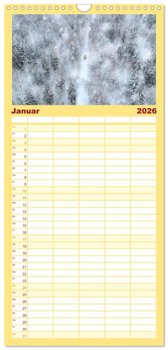 Vanlife - Glücklich auf vier Rädern (CALVENDO Familienplaner 2026)