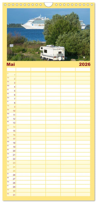 Vanlife - Glücklich auf vier Rädern (CALVENDO Familienplaner 2026)