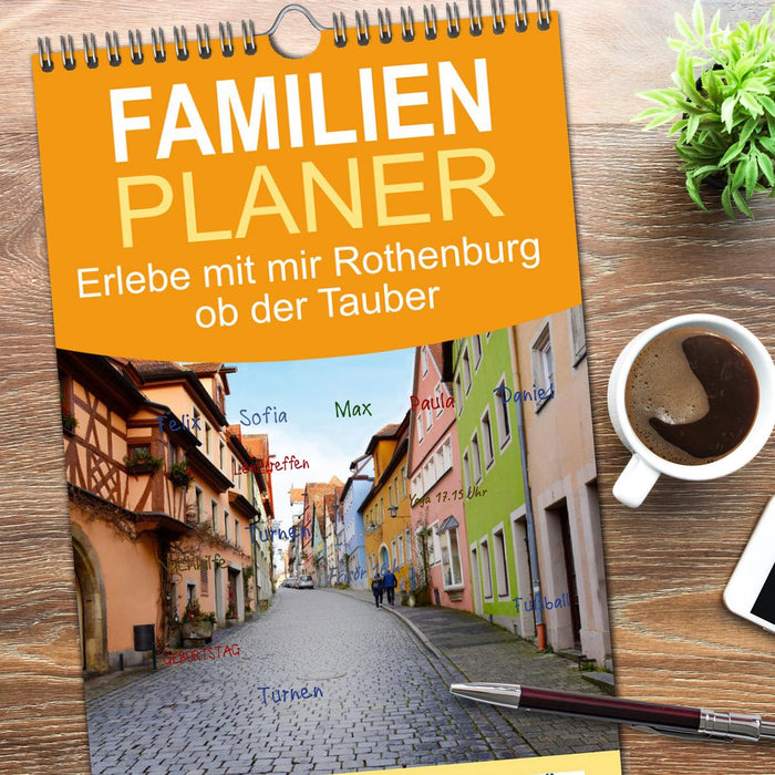 Erlebe mit mir Rothenburg ob der Tauber (CALVENDO Familienplaner 2026)