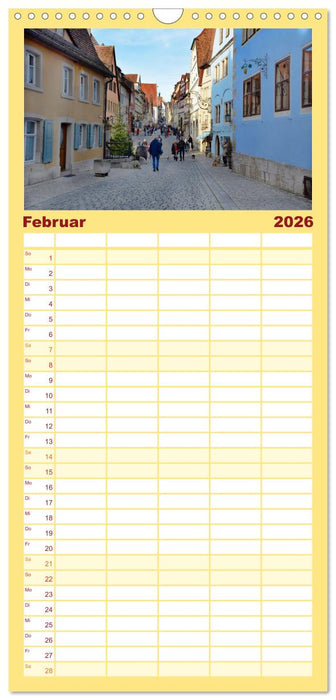 Erlebe mit mir Rothenburg ob der Tauber (CALVENDO Familienplaner 2026)