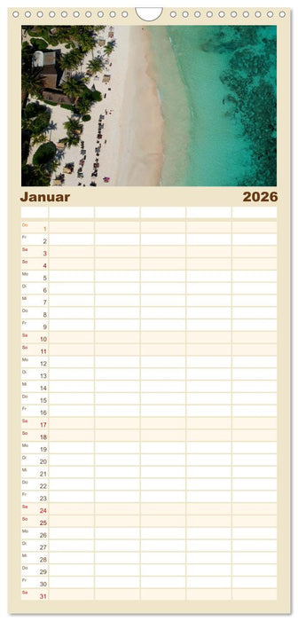 Mexiko aus der Vogelperspektive (CALVENDO Familienplaner 2026)