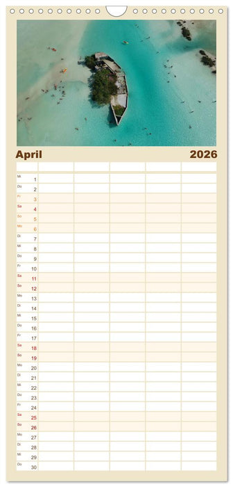 Mexiko aus der Vogelperspektive (CALVENDO Familienplaner 2026)