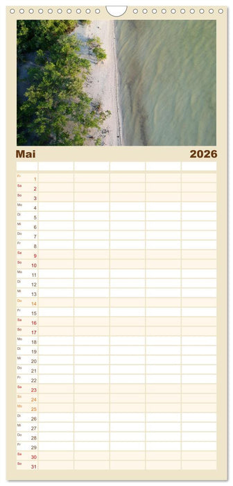 Mexiko aus der Vogelperspektive (CALVENDO Familienplaner 2026)