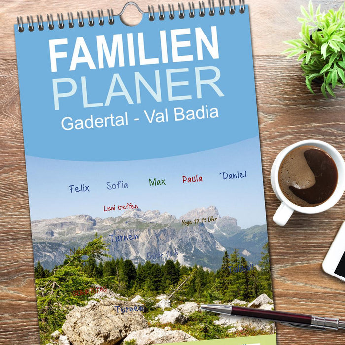 Gadertal - Val Badia (CALVENDO Familienplaner 2026)