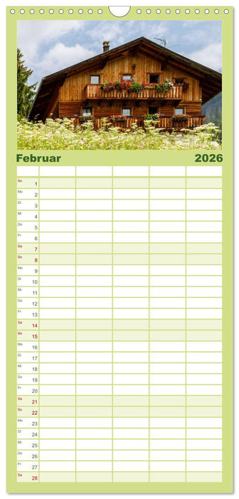 Gadertal - Val Badia (CALVENDO Familienplaner 2026)