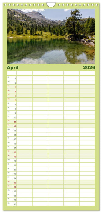 Gadertal - Val Badia (CALVENDO Familienplaner 2026)