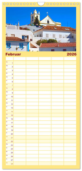 Algarve verliebt (CALVENDO Familienplaner 2026)