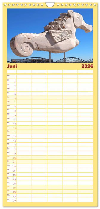 Algarve verliebt (CALVENDO Familienplaner 2026)