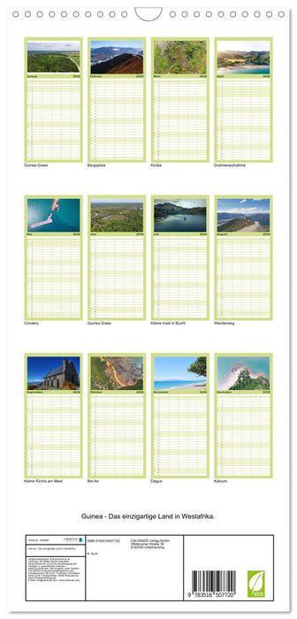 Guinea - Das einzigartige Land in Westafrika. (CALVENDO Familienplaner 2026)