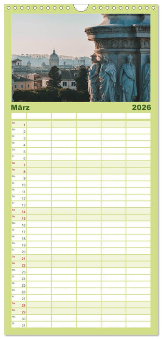 Rom - In der Stadt der sieben Hügel. (CALVENDO Familienplaner 2026)