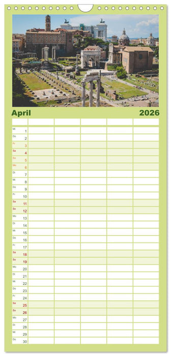 Rom - In der Stadt der sieben Hügel. (CALVENDO Familienplaner 2026)