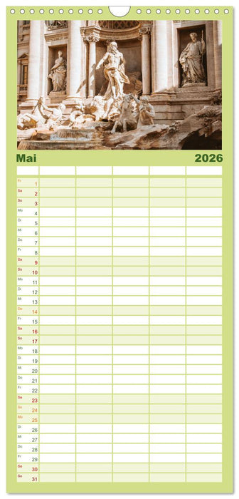 Rom - In der Stadt der sieben Hügel. (CALVENDO Familienplaner 2026)