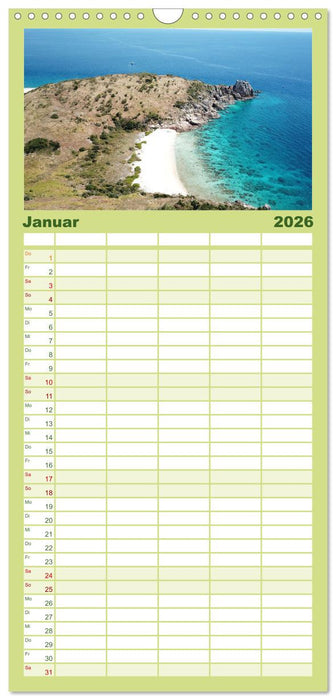 Fidschi - Der faszinierende Inselstaat im Südpazifik. (CALVENDO Familienplaner 2026)