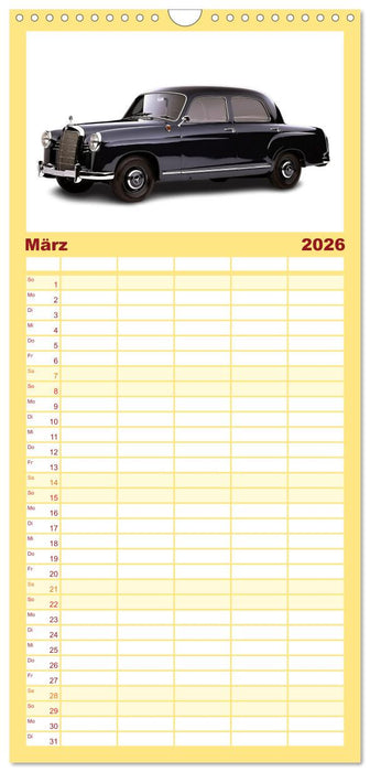 Mein Autokalender (CALVENDO Familienplaner 2026)