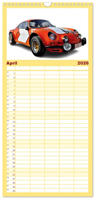 Mein Autokalender (CALVENDO Familienplaner 2026)