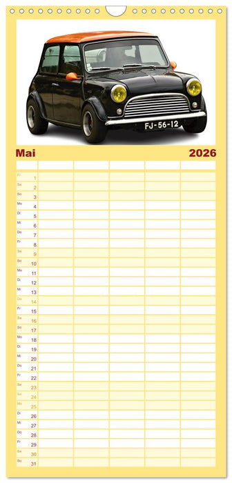 Mein Autokalender (CALVENDO Familienplaner 2026)