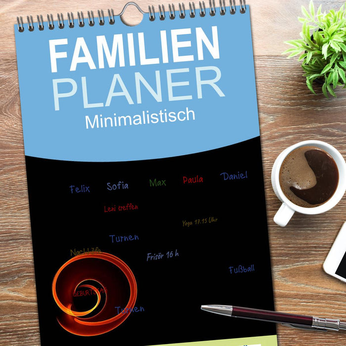 Minimalistisch (CALVENDO Familienplaner 2026)