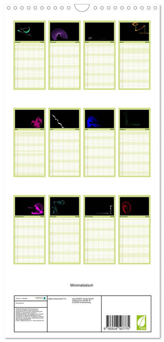 Minimalistisch (CALVENDO Familienplaner 2026)