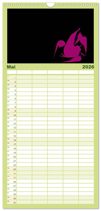 Minimalistisch (CALVENDO Familienplaner 2026)