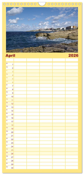 Reisen ans Meer (CALVENDO Familienplaner 2026)