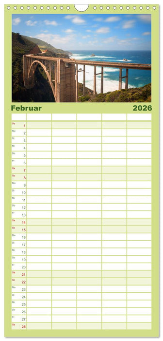 Brücken - Die schönsten Brücken der Welt. (CALVENDO Familienplaner 2026)