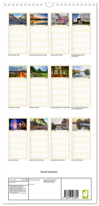 Kassel begeistert (CALVENDO Familienplaner 2026)