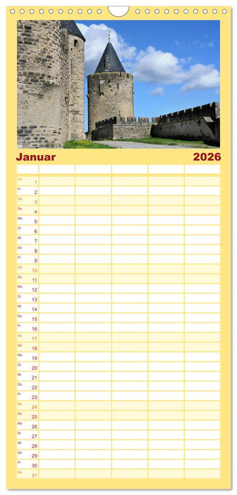 Lieblingsland Frankreich (CALVENDO Familienplaner 2026)