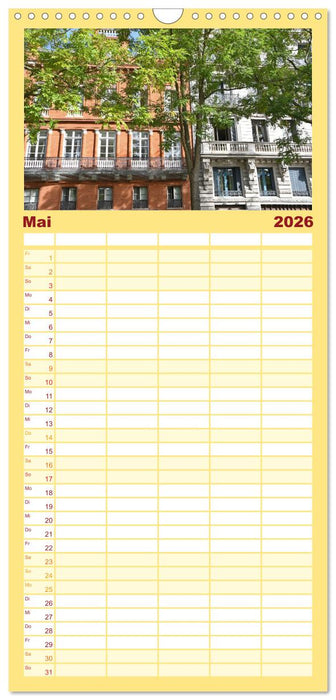 Lieblingsland Frankreich (CALVENDO Familienplaner 2026)