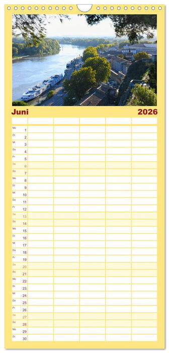 Lieblingsland Frankreich (CALVENDO Familienplaner 2026)