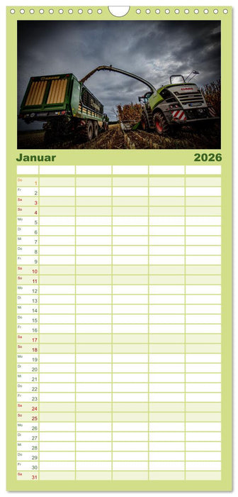 Landwirtschaft im Weserbergland (CALVENDO Familienplaner 2026)