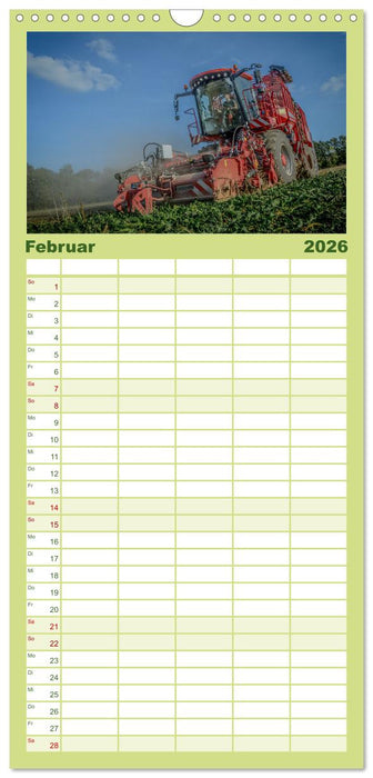 Landwirtschaft im Weserbergland (CALVENDO Familienplaner 2026)