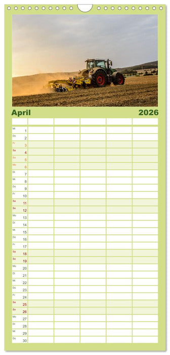Landwirtschaft im Weserbergland (CALVENDO Familienplaner 2026)