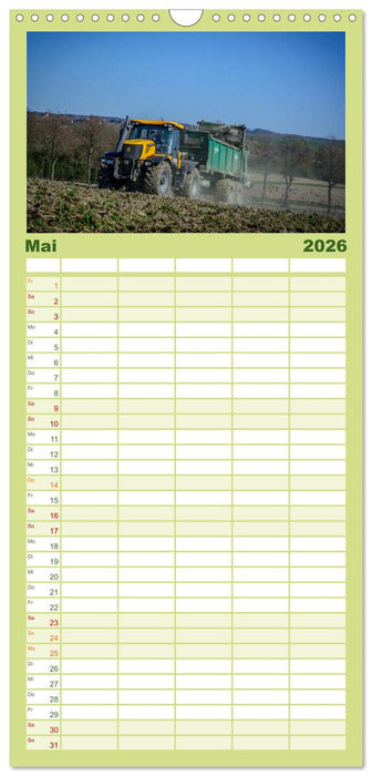 Landwirtschaft im Weserbergland (CALVENDO Familienplaner 2026)