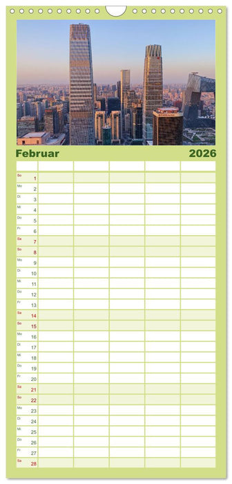 Peking - Die faszinierende Hauptstadt Chinas. (CALVENDO Familienplaner 2026)