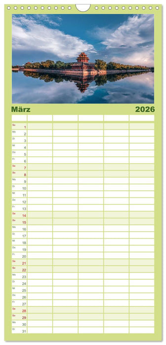 Peking - Die faszinierende Hauptstadt Chinas. (CALVENDO Familienplaner 2026)