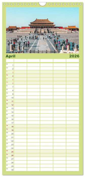 Peking - Die faszinierende Hauptstadt Chinas. (CALVENDO Familienplaner 2026)
