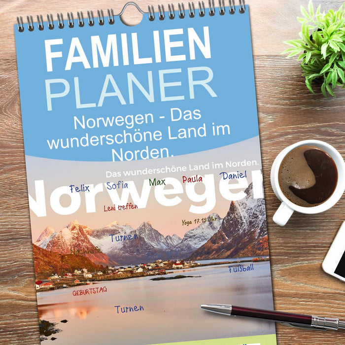Norwegen - Das wunderschöne Land im Norden. (CALVENDO Familienplaner 2026)