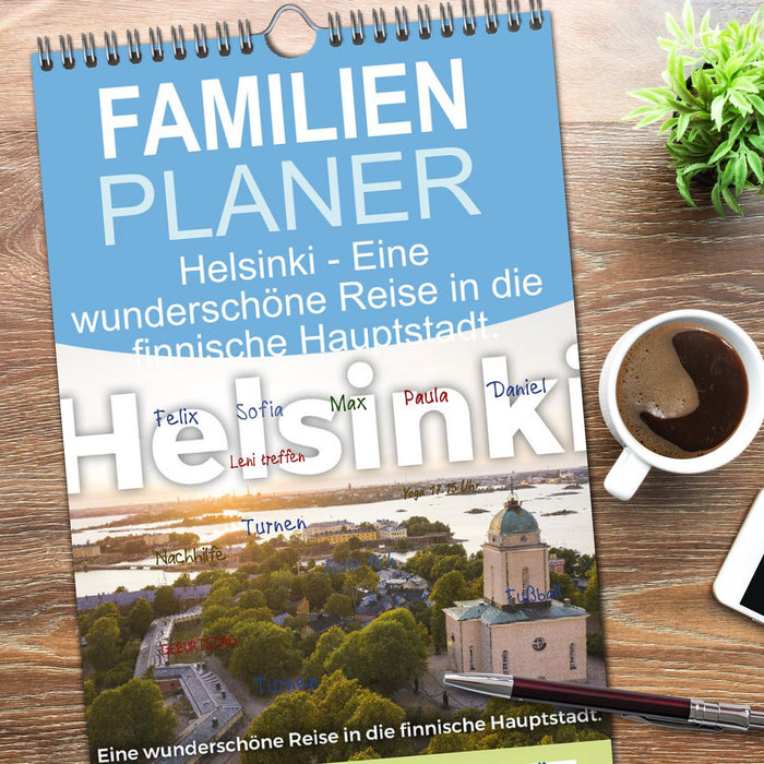 Helsinki - Eine wunderschöne Reise in die finnische Hauptstadt. (CALVENDO Familienplaner 2026)