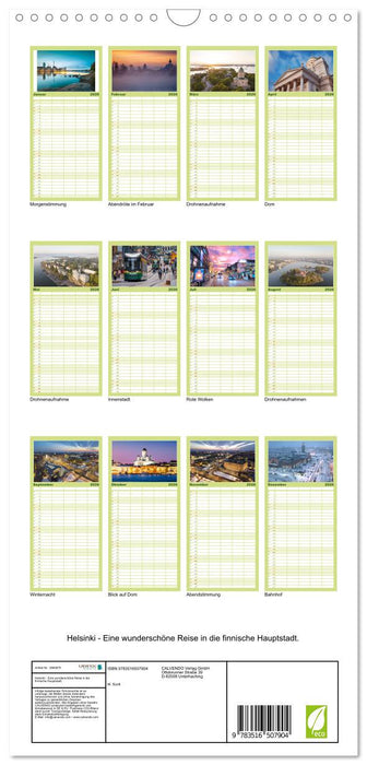 Helsinki - Eine wunderschöne Reise in die finnische Hauptstadt. (CALVENDO Familienplaner 2026)