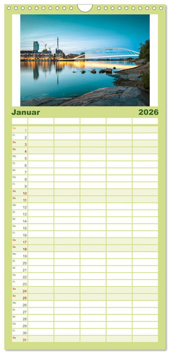 Helsinki - Eine wunderschöne Reise in die finnische Hauptstadt. (CALVENDO Familienplaner 2026)