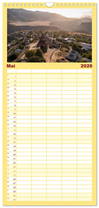 Armenien - Ein wunderschönes Naturerlebnis. (CALVENDO Familienplaner 2026)