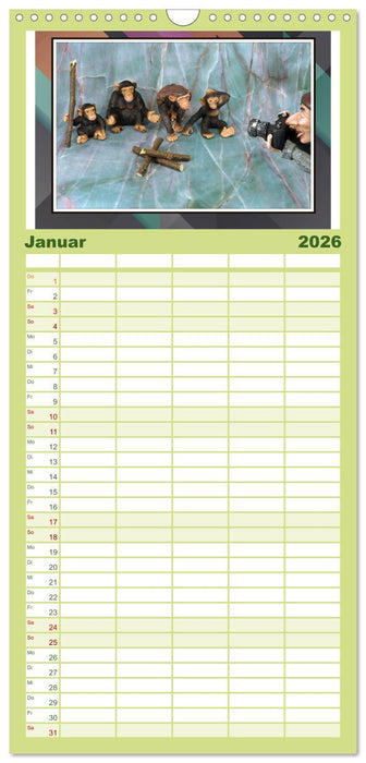 Fotograf auf Pirsch - ein Kinderkalender (CALVENDO Familienplaner 2026)