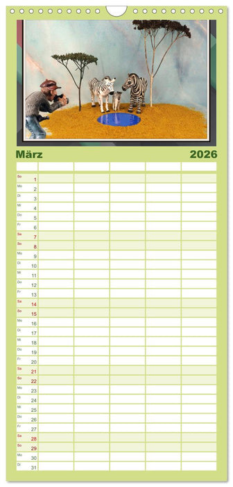 Fotograf auf Pirsch - ein Kinderkalender (CALVENDO Familienplaner 2026)