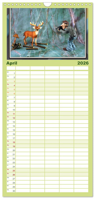 Fotograf auf Pirsch - ein Kinderkalender (CALVENDO Familienplaner 2026)