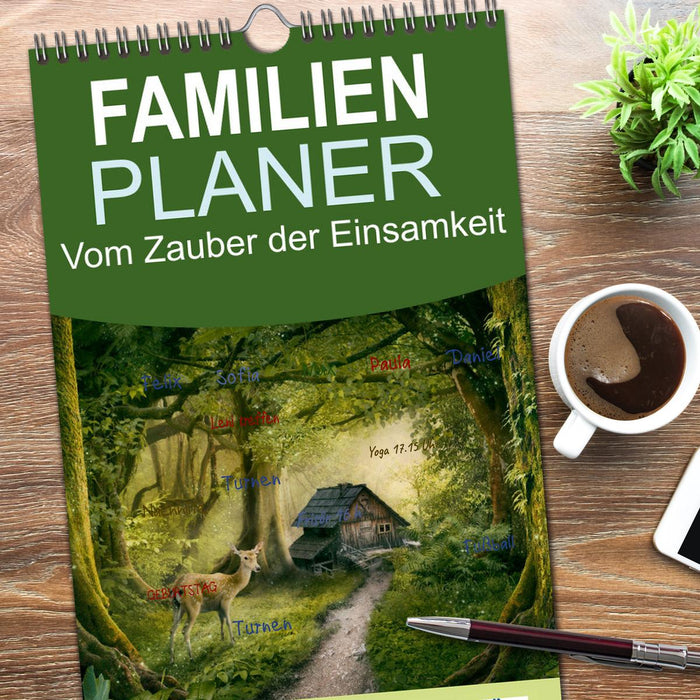 Vom Zauber der Einsamkeit (CALVENDO Familienplaner 2026)