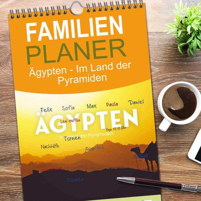 Ägypten - Im Land der Pyramiden (CALVENDO Familienplaner 2026)