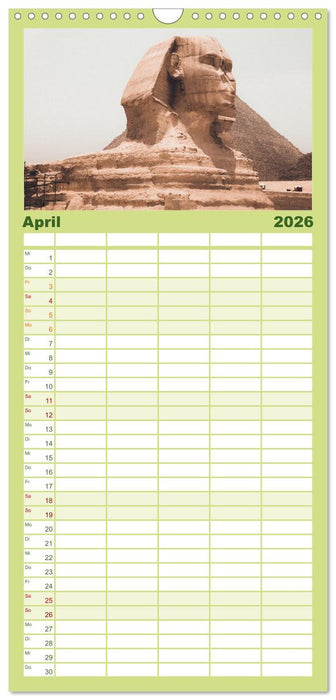 Ägypten - Im Land der Pyramiden (CALVENDO Familienplaner 2026)