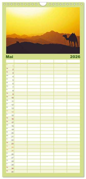 Ägypten - Im Land der Pyramiden (CALVENDO Familienplaner 2026)